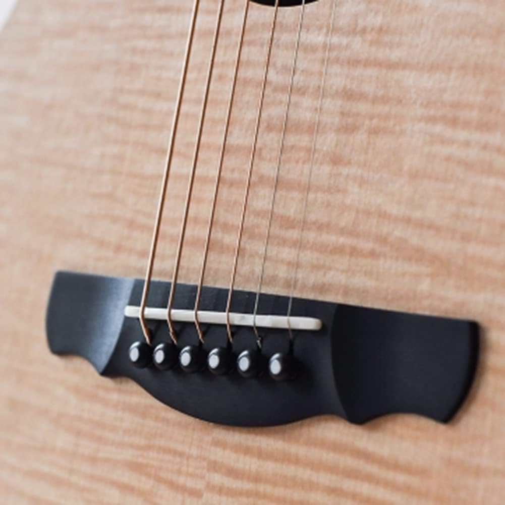Guitar for Beginners, Precise Intonation Adjustment, More Balanced Tone, Smooth Playing, Hard and Non-deformable(Size:36 inches,Color:Black)
