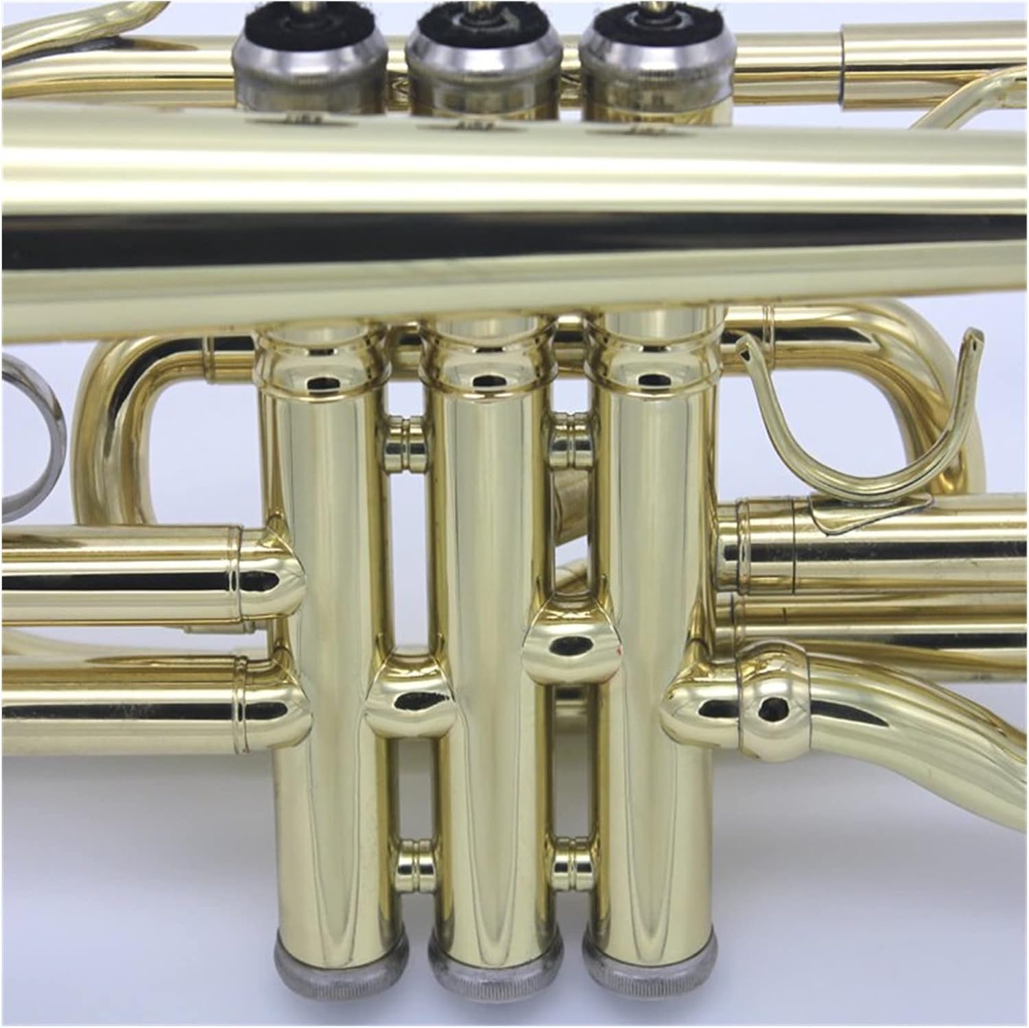 Trumpets Beginner Brass Cornet for Students Gold Lacquer Trumpet Bb Tone Cornet Instruments with Box Trumpet Set