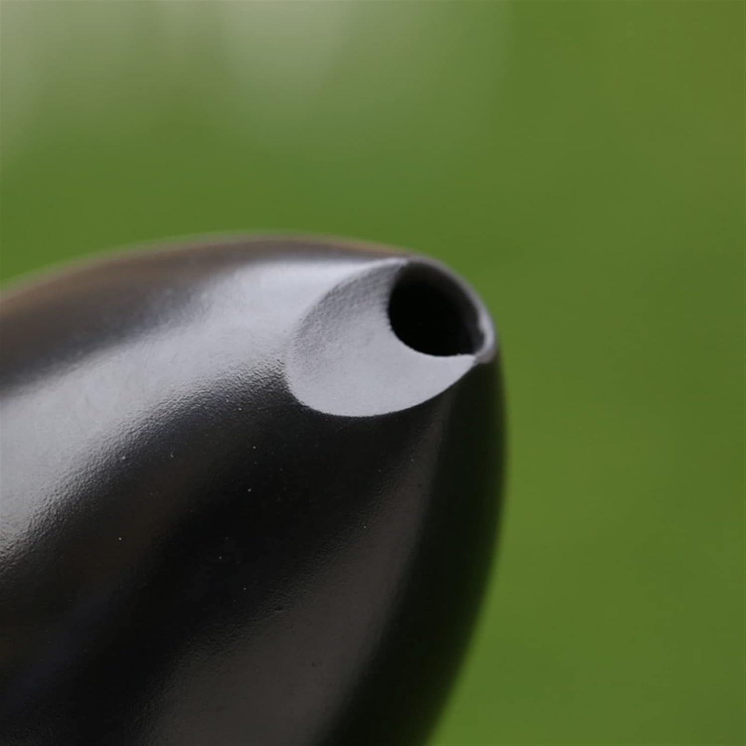 TSTS Ten-Hole Resin Pottery Xun Wide-Range Double-Cavity Portable Wind Instrument Beginner Self-Taught Black F Key Children Ocarina