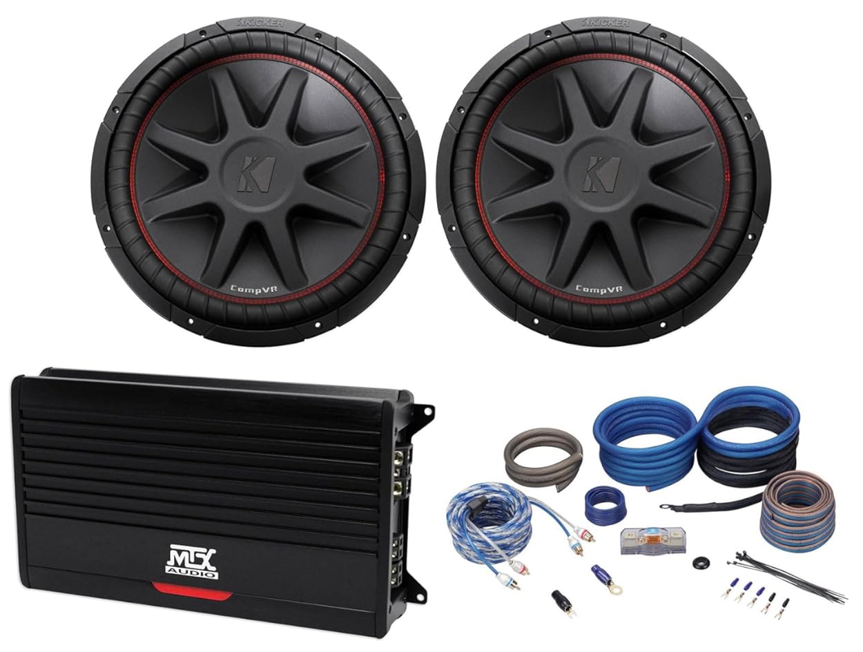 (2) Kicker 43CVR154 COMPVR 1000 Watt 15