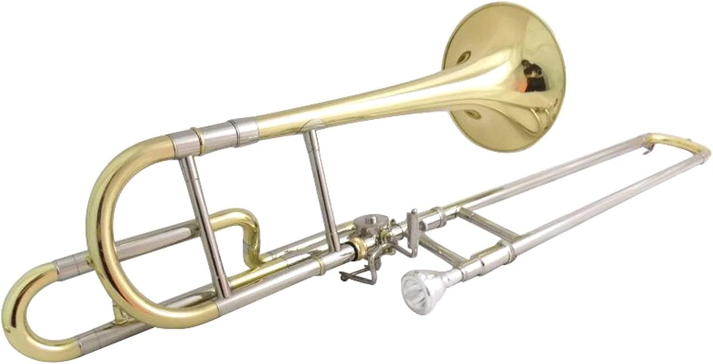 Standard Trombone EB Children Trombone with Case Mouthpiece Alto Trombones Musical Instruments Yellow Brass Trombon Lacquer Valve Trombone