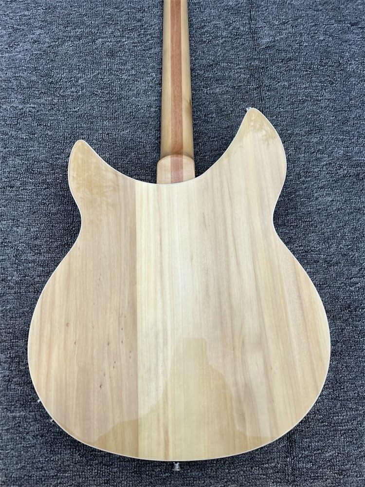 Custom 12 String Electric Guitar 360 Basswood Body Rosewood Fretboard 'R' Tailpiece Natural Color