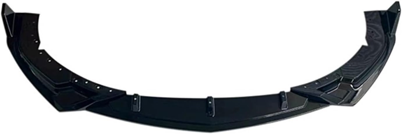 Gloss Black Front Splitter Lip,Compatible For Cadillac CT4 2019 2020, 3 PCS Style Car Bumper Front Lip