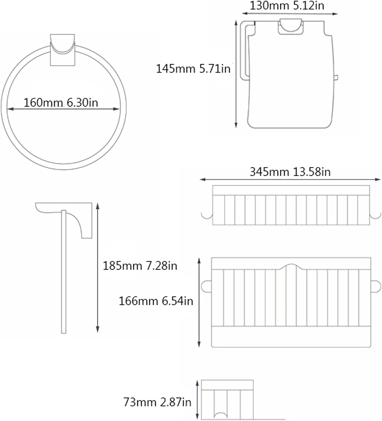 Shower Caddy Bathroom Shelf Pale Gold Towel Holder Wall Mount，Bathroom Towel Rack,24.4 Inches Foldable Wall Double Towel Holder，Mounted Multifunctional Rack Shower Organizer ( Size : Storage basket )