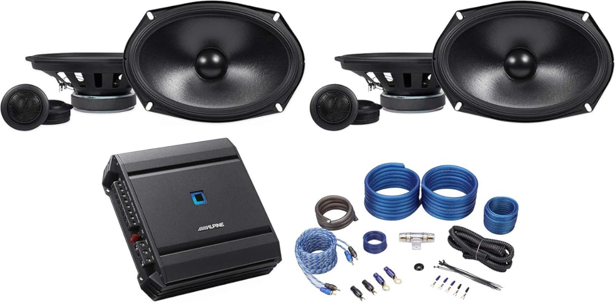 (2) Pairs ALPINE S-S69C 260w 6x9
