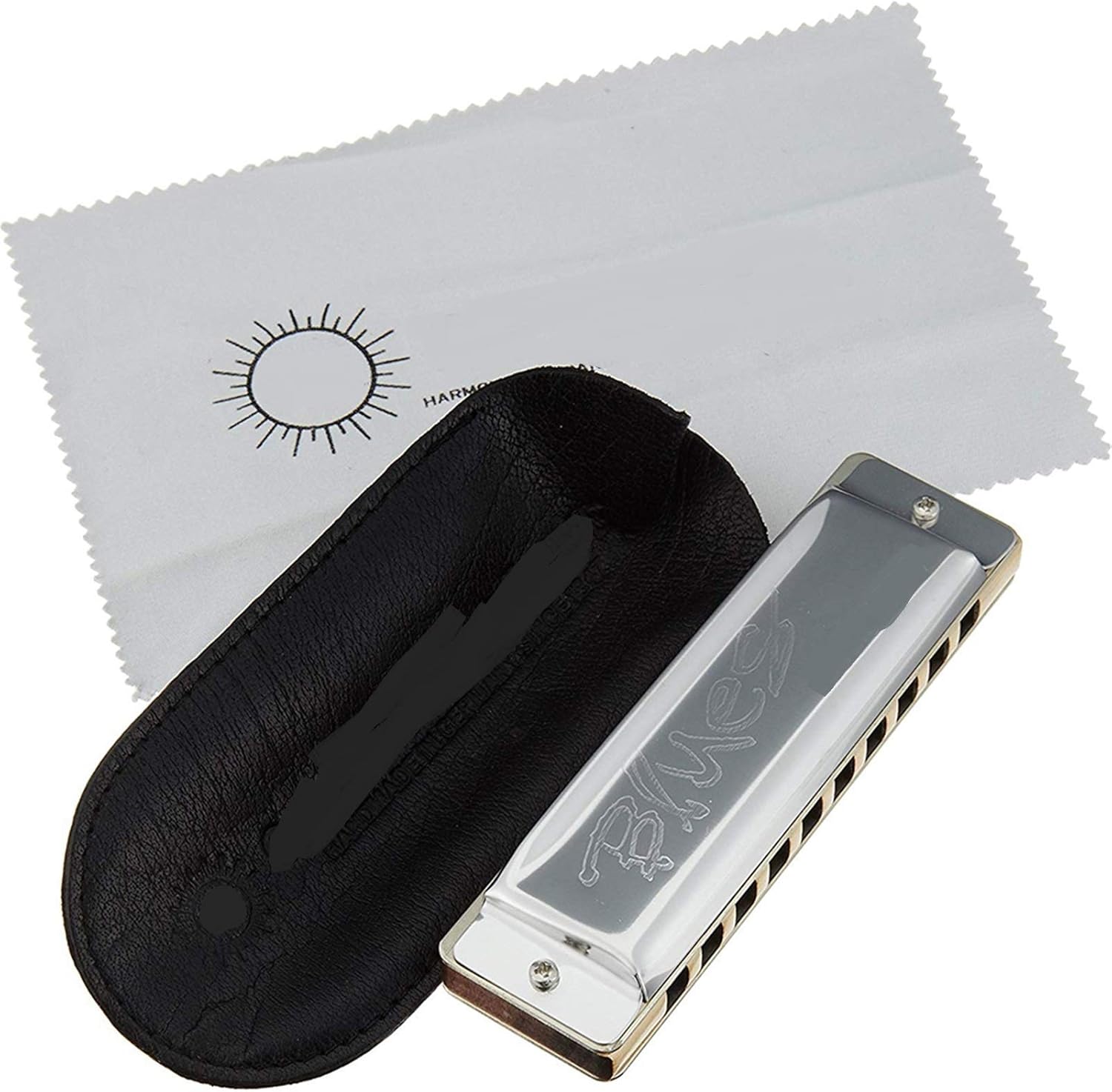 Harmonica Diatonic Harmonica 10 Holes 20 Notes Blues Harp Key C Stainless Steel Cover Musical Instruments (Color : Key Low EB)