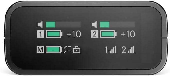 Sennheiser Profile 2-Person Clip-On Wireless Audio System/Recorder for Camera & Smartphone | 2.4 GHz Bundle with Lavalier Microphone+ Cleaning Cloth (3 Item)