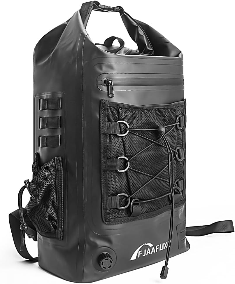 Faraday Travel Backpack Dry bag - EMP Proof Military Grade, 30L Sports Outdoor Bag - Waterproof, RFID Signal Blocking, Protect Against Tracking, Spying & Hackings for Travel/Work