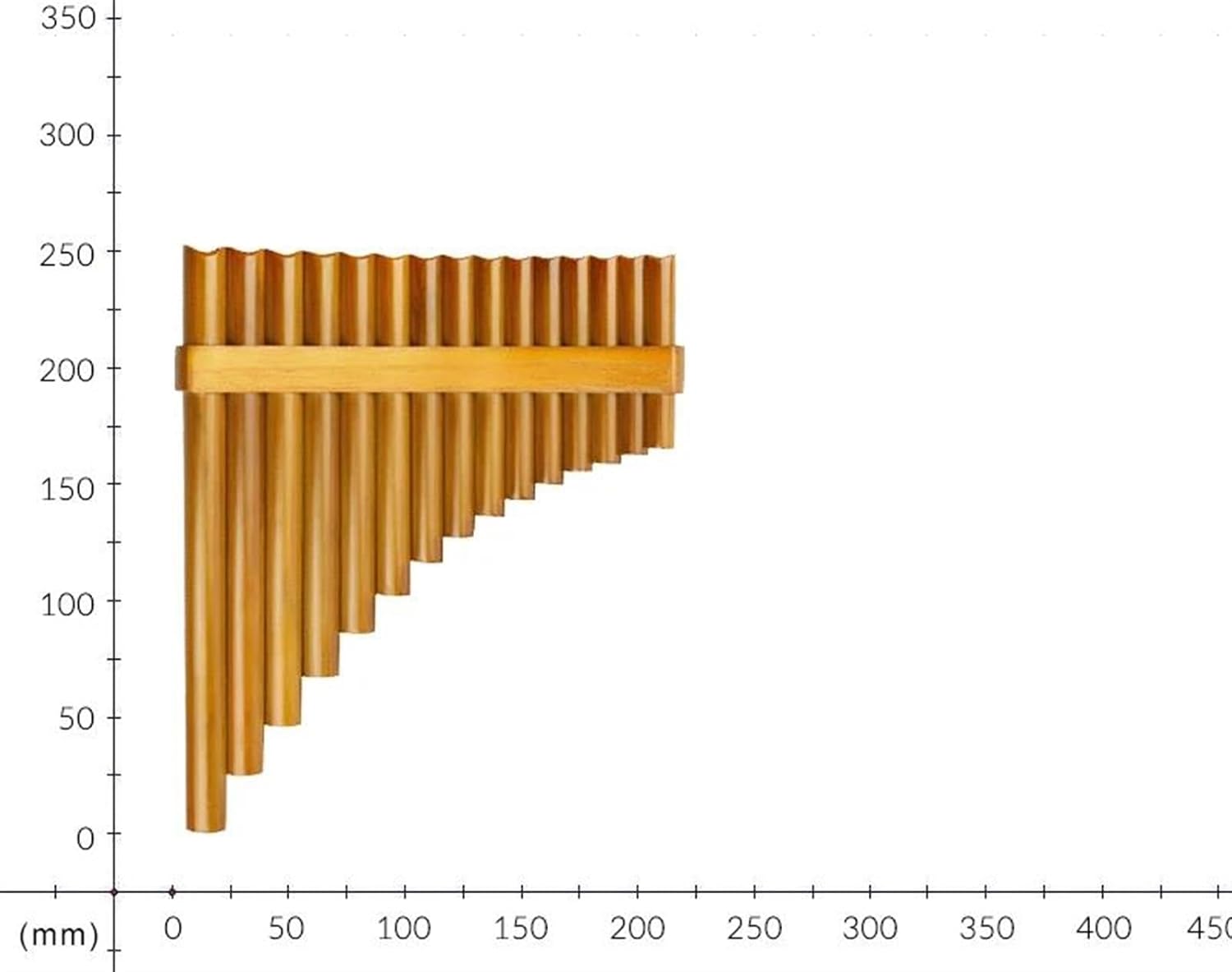 Handmade Pan Flute For Folk Musical Instruments Brown Color Pan Woodwind Instrument 15 Pipes (Color : 15-G-LEFT)