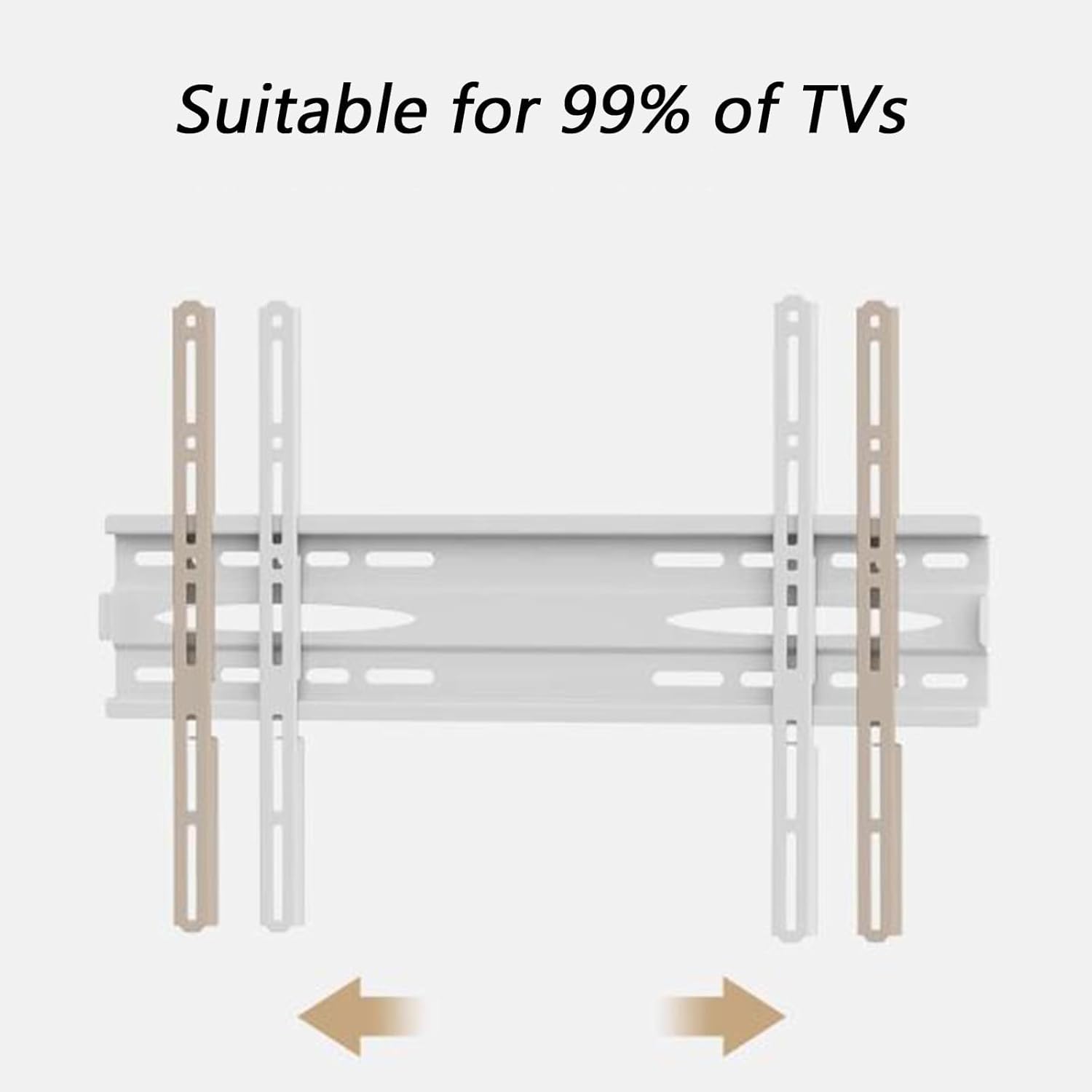 TV Monitor Wall Mount,TV Wall Mount,Universal TV Floor Stand, Floor TV Stabd for 32-75 Inch TVs, Height Adjustable Wire Management TV Mount, Space Saving, Perfect for Corner & Bedroom