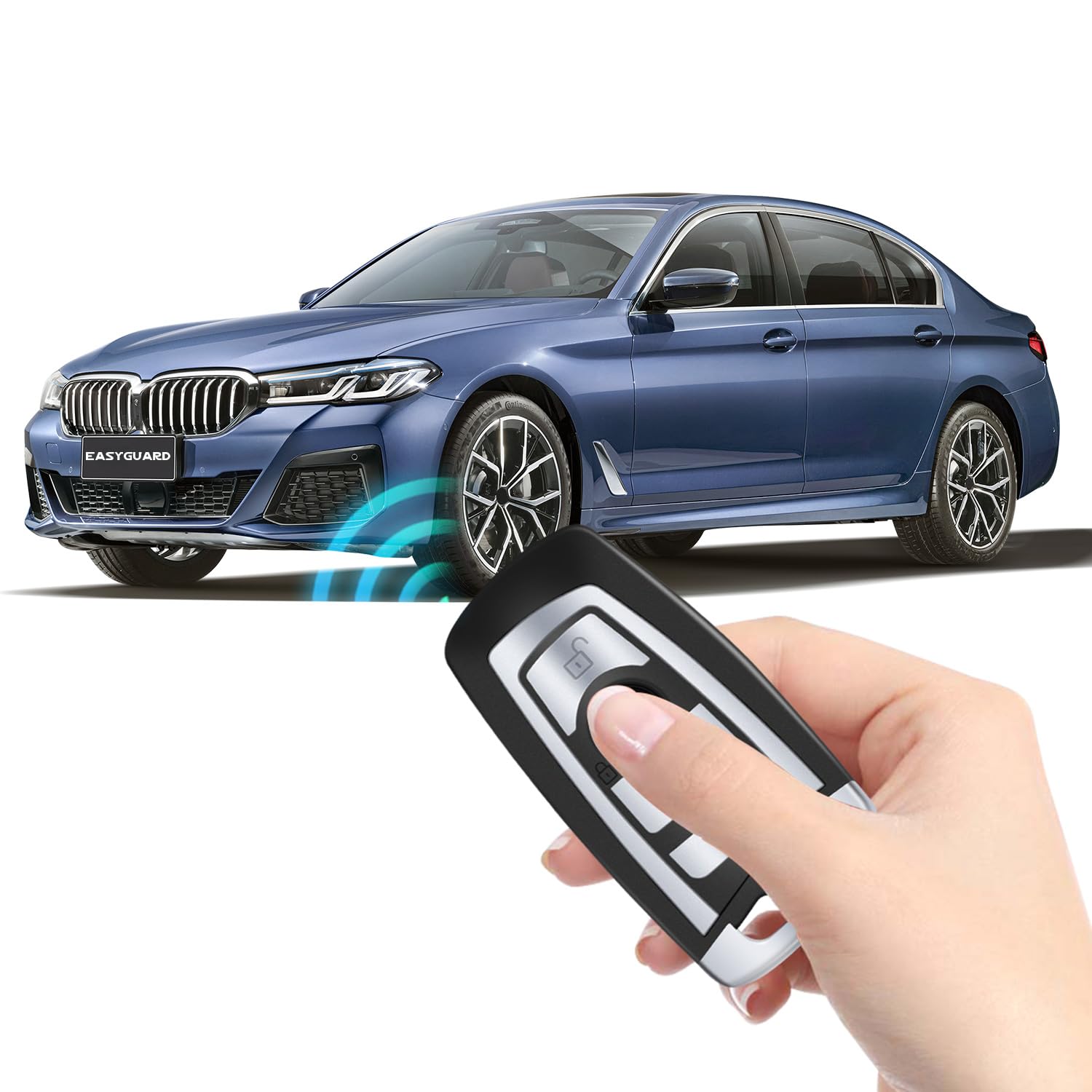 EASYGUARD ECS002PP-BM-FM2 Plug Play Factory Key Remote Starter fit for BMW 2013-2018 F22 F23 F87 2 M2 F32 F33 F36 F82 F83 4 4GT M4 with Factory OEM Push Start Button 3X Lock to Start