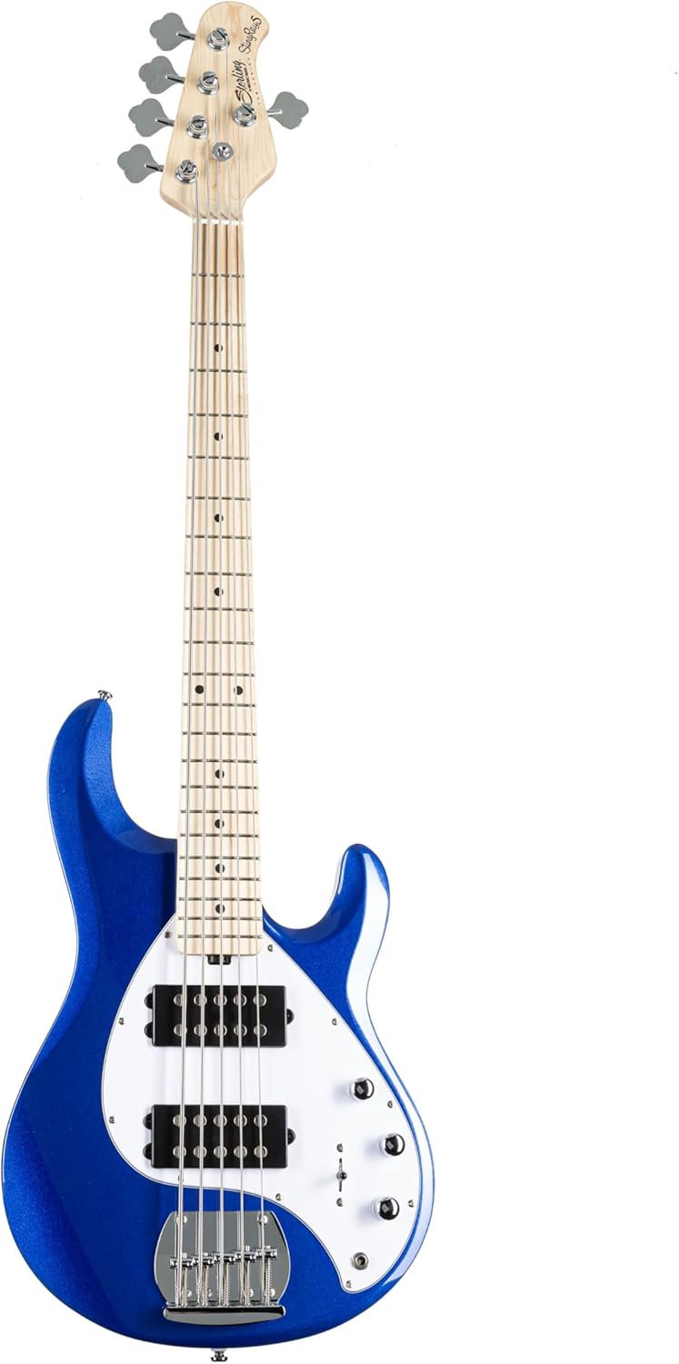Sterling By Music Man StingRay RAY5HH Bass Guitar - Cobra Blue