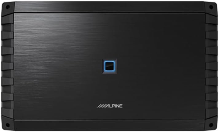 Alpine S2-A120M S-Series Class-D Mono Subwoofer Amplifier, Hi-Res Certified, 1200W RMS at 1 & 2-Ohm