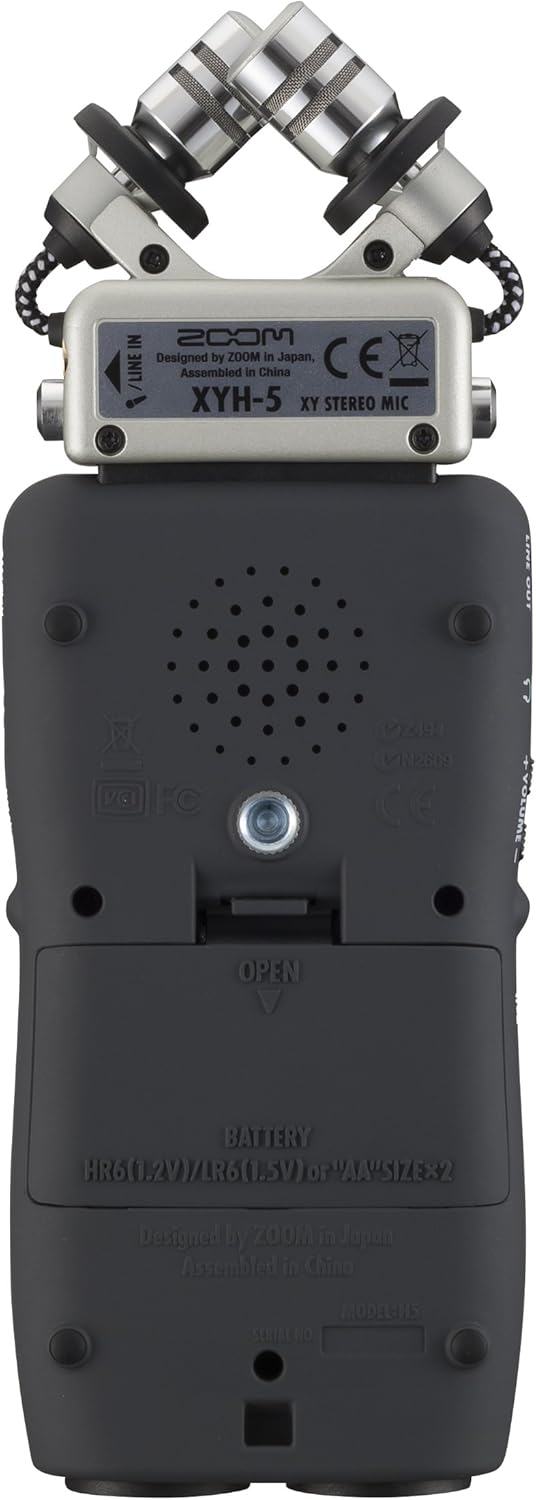 Zoom H5 4-Track Portable Recorder Bundle for Audio Recording