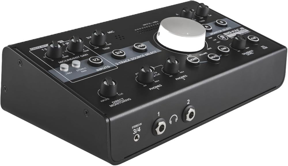 Mackie Big Knob Studio Monitor Controller and Interface with 1 Year EverythingMusic Extended Warranty Free