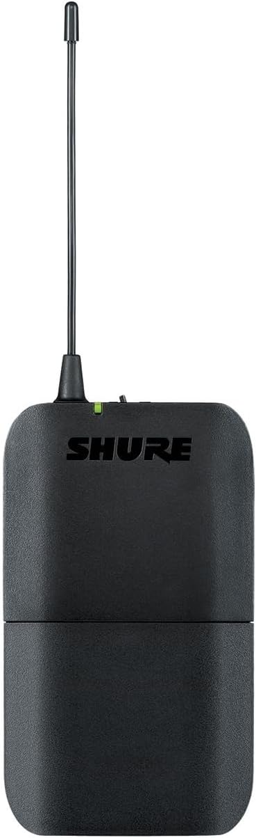 Shure BLX14R/W93 Wireless Microphone System - 14-Hour Battery Life, 300 ft Range, UHF | WL93 Lavalier Mic, Single Channel Rack Mount Receiver | H9 Band (BLX14R/W93-H9)