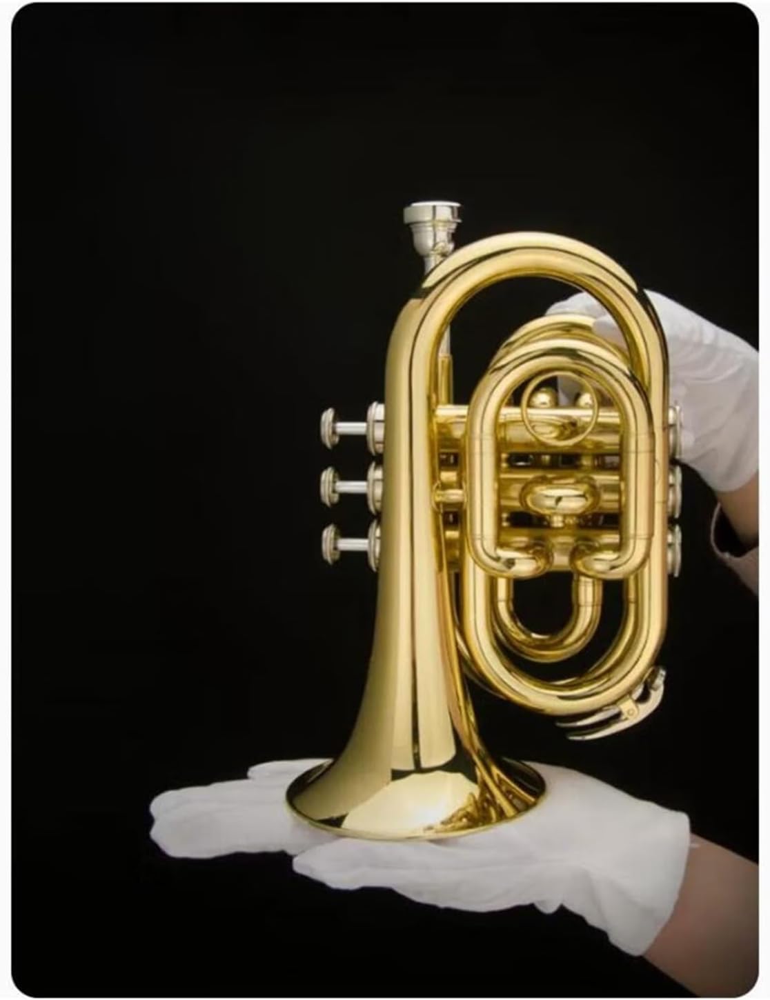 Portable Trumpet B Flat Mini Cornet Musical Instruments