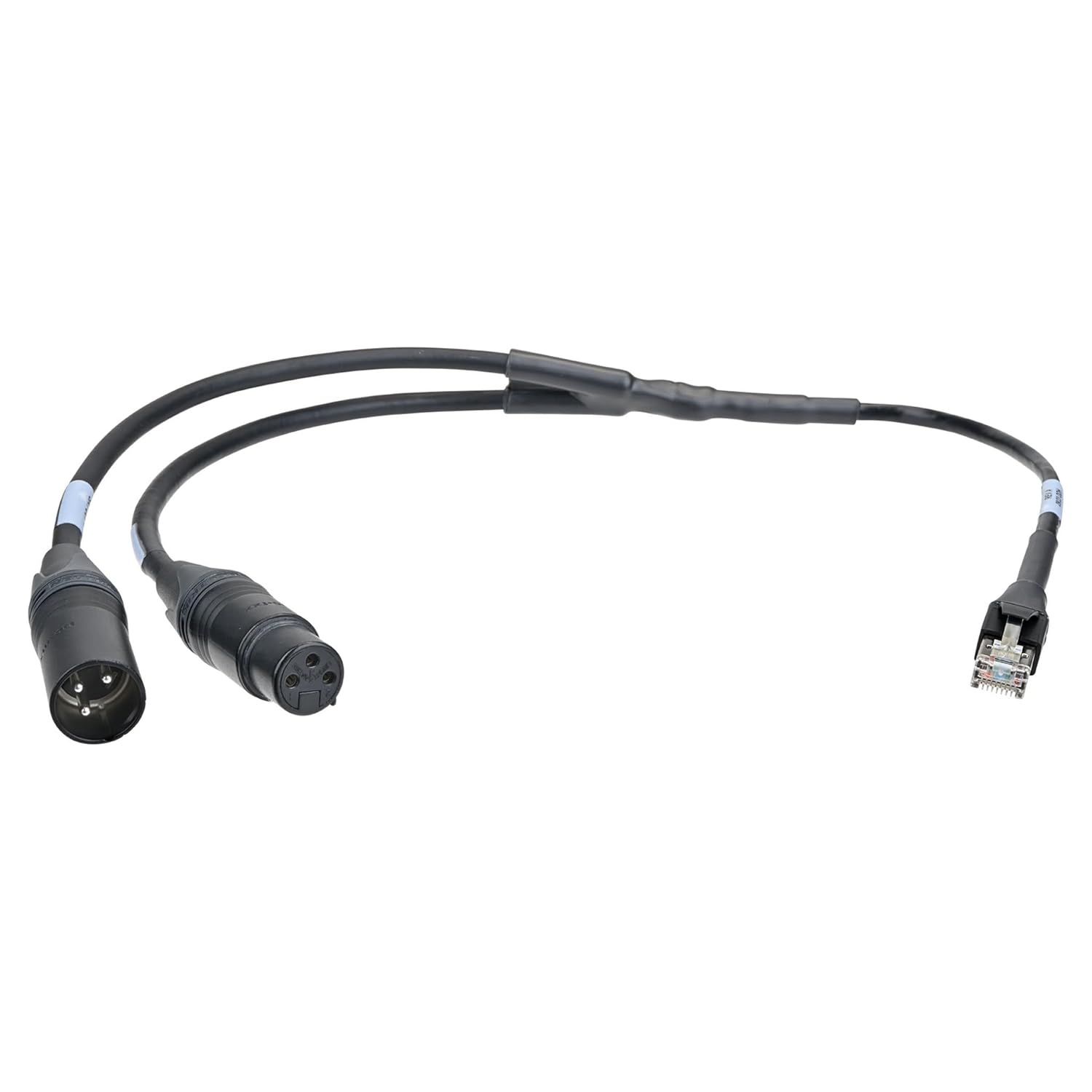 Clear-Com CAB-RJ45-PGM-SA 4-Wire Analog Audio Splitter Cable with RJ45 to 3-Pin XLR-F and 3-Pin XLR-M