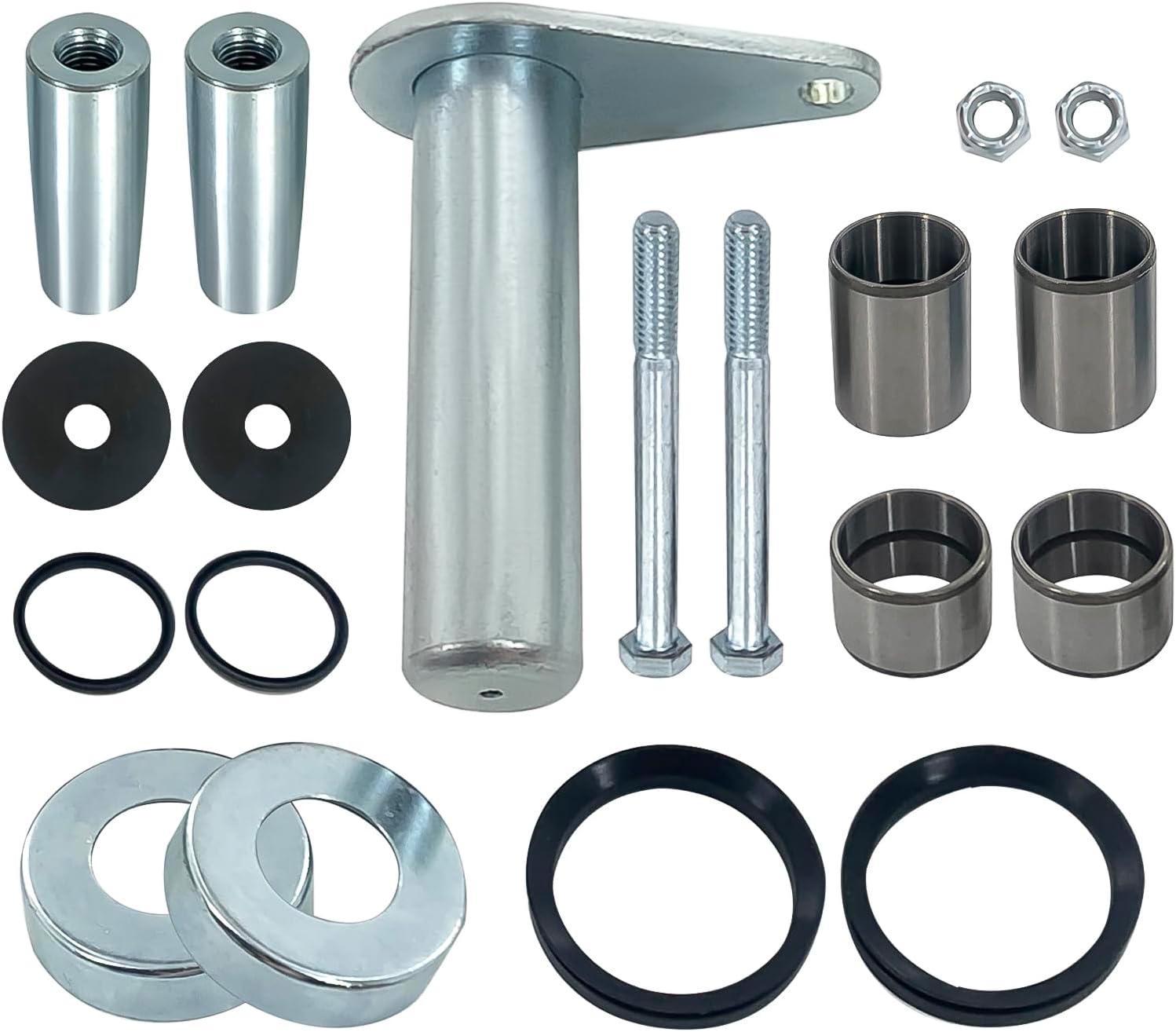 1.5 Inch Pin and Bush Kit Compatible with Bobcat Skid Steer Loader 751 753 763 S130, Replaces 6707180 6700463 6716601 6730997 6805150 85D6