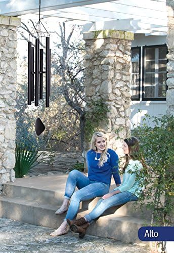 Music of the Spheres – Pentatonic Alto, Medium Handcrafted Wind Chime, Precision Tuned, Weather-resistant Unique Outdoor Wind Chimes, 50
