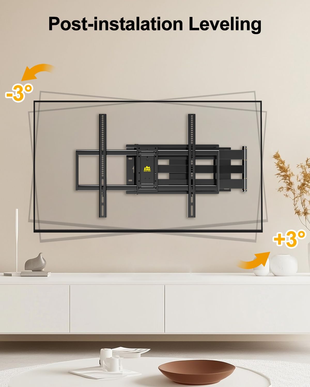 FORGING MOUNT Long Arm Full Motion TV Wall Mount for Most 42-100