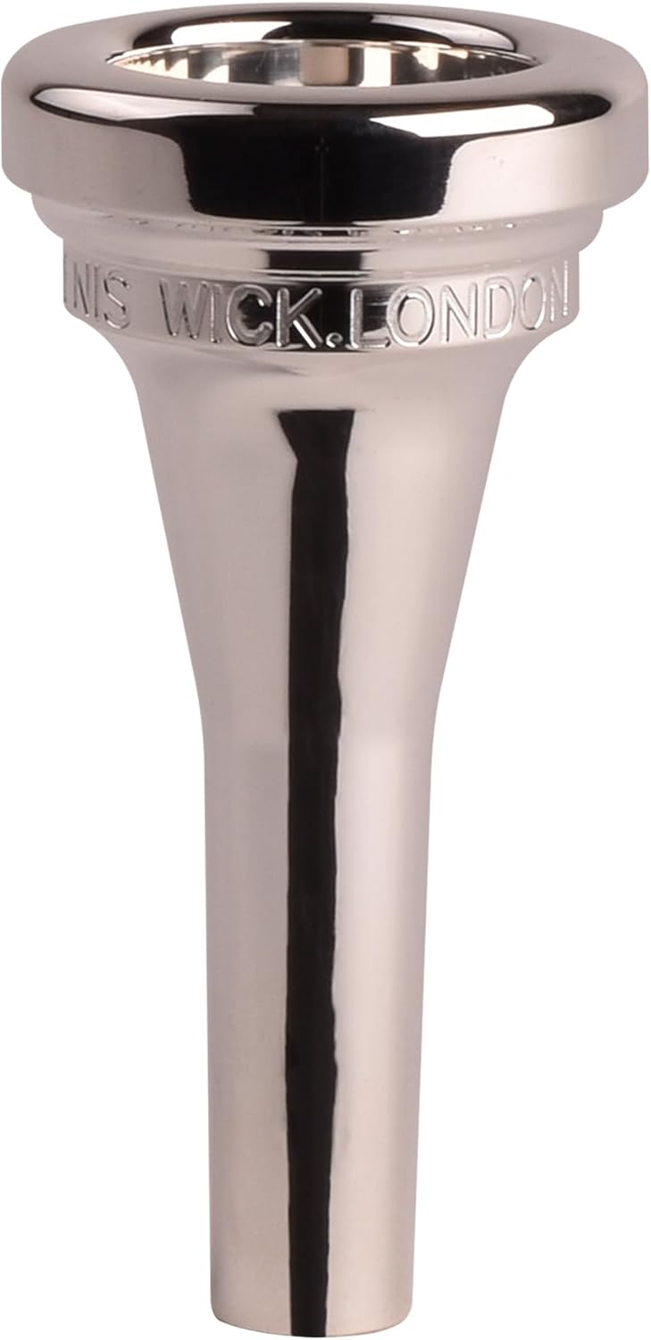 Denis Wick Steven Mead Euphonium Mouthpiece Silver Plated, 5880E-SM5 - Barrel Backbore for Balanced Airflow & Tone - Large Shank Fitting Euphonium Accessories for Easy Articulation 25.7 x 6.6 x 7.3mm