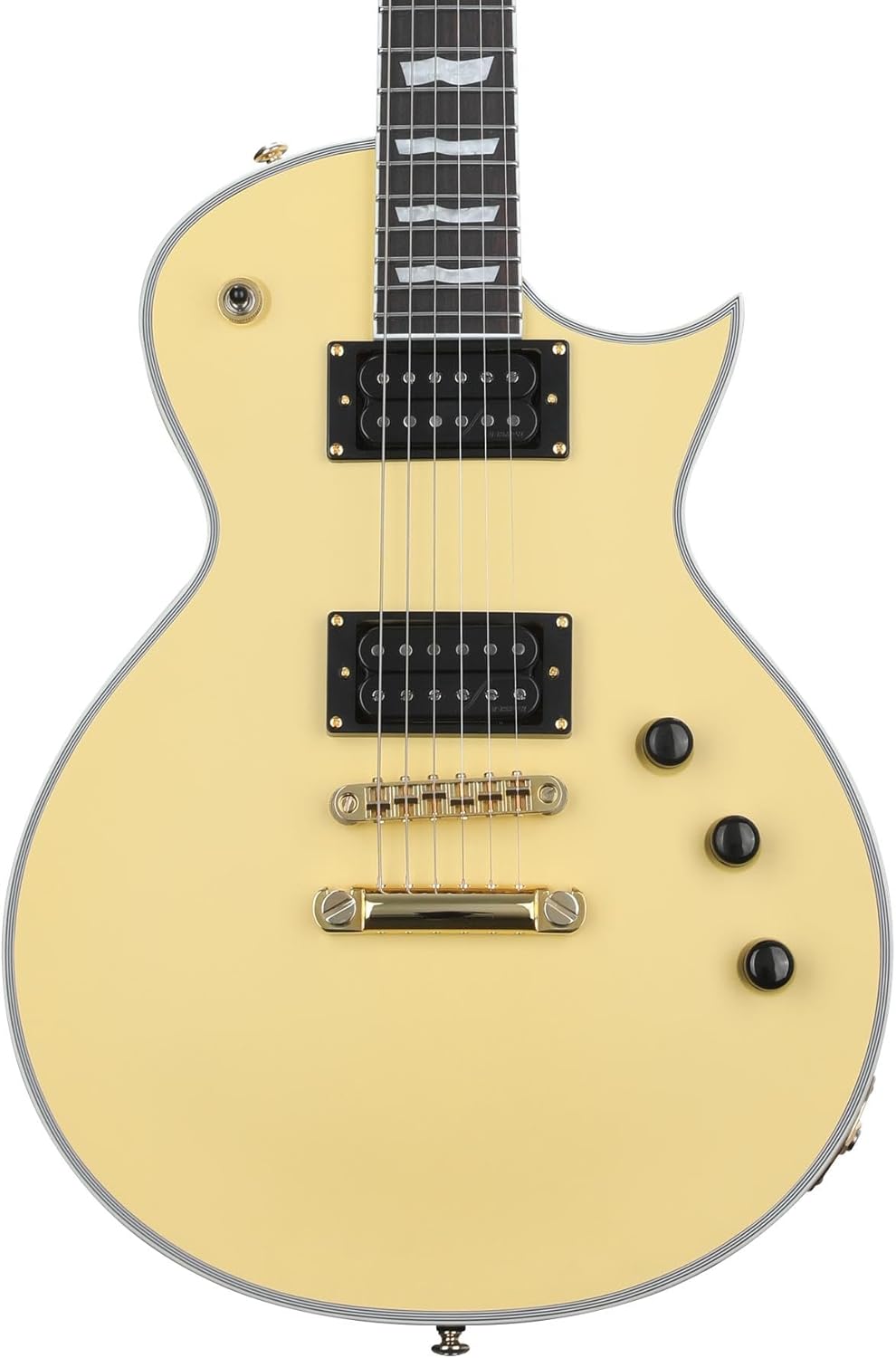 ESP LTD EC-1000T CTM Electric Guitar - Vintage Gold Satin