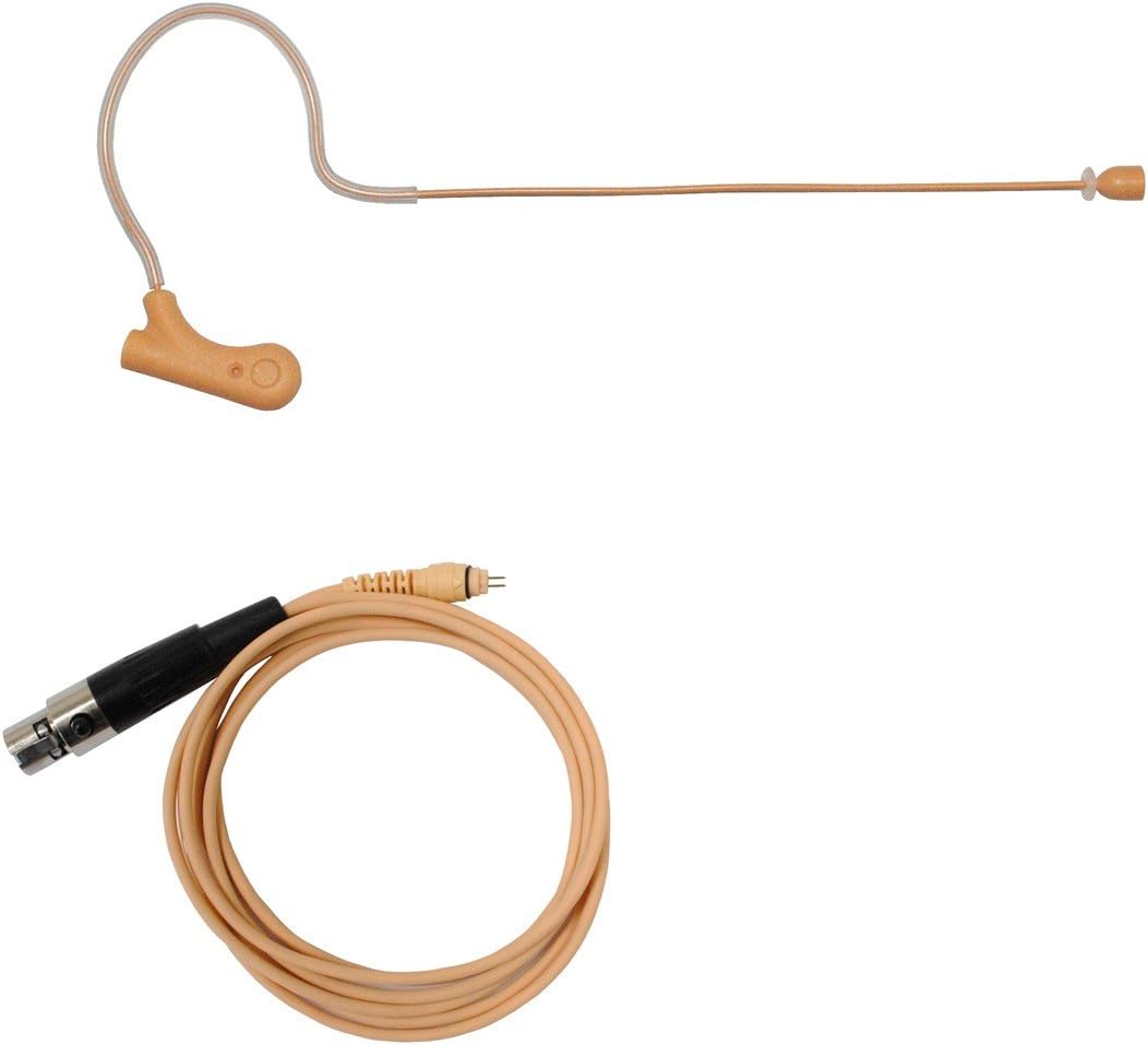 U-VOICE UVS-70D-SH4 Earhook Headset Mic with Detachable Cable for Shure Wireless Microphone System