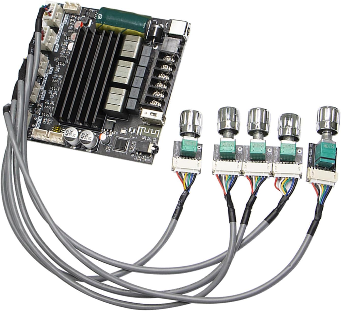 ZK ST21 100W Sound Amplifier Board, 2.1 Channel Digital Module, High Power Output with Comprehensive Guard Mechanisms, Advanced BT Connectivity, Multiple Input Options