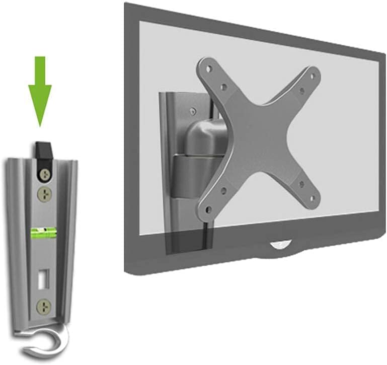 Display Bracket Full Motion TV Mount Bracket for 13 32 Inch Display Monitor with Gas Spring Sturdy and Swivel Chrome Plating Wall Mount 100x100mm