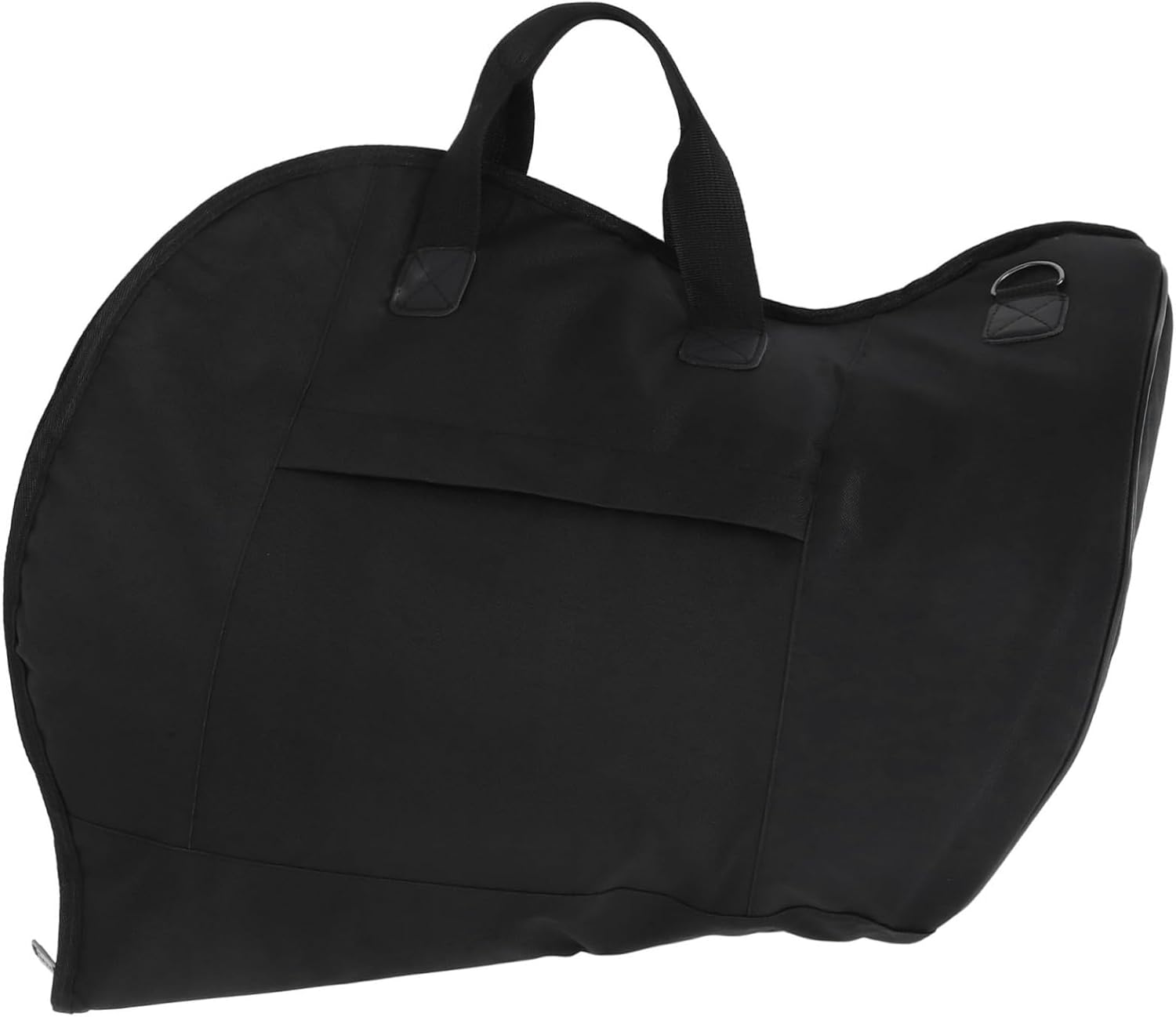 Portable French Horn Bag Single Shoulder Strap Includes Exterior Pocket for Accessories for Students and Professionals Random Color