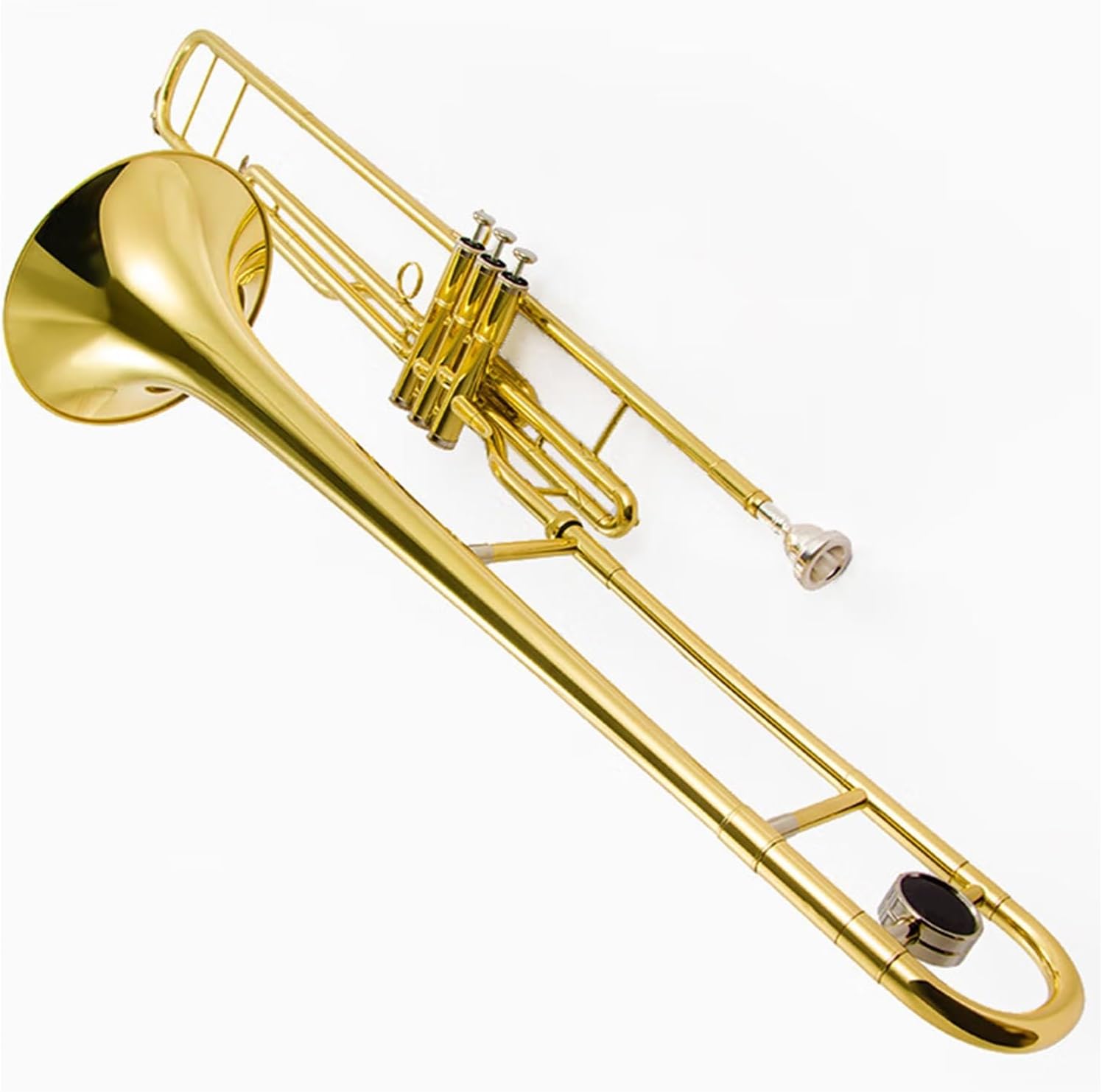 Adult Trombone Instrument Professional Performance Of Upright Trombone In B Flat Key