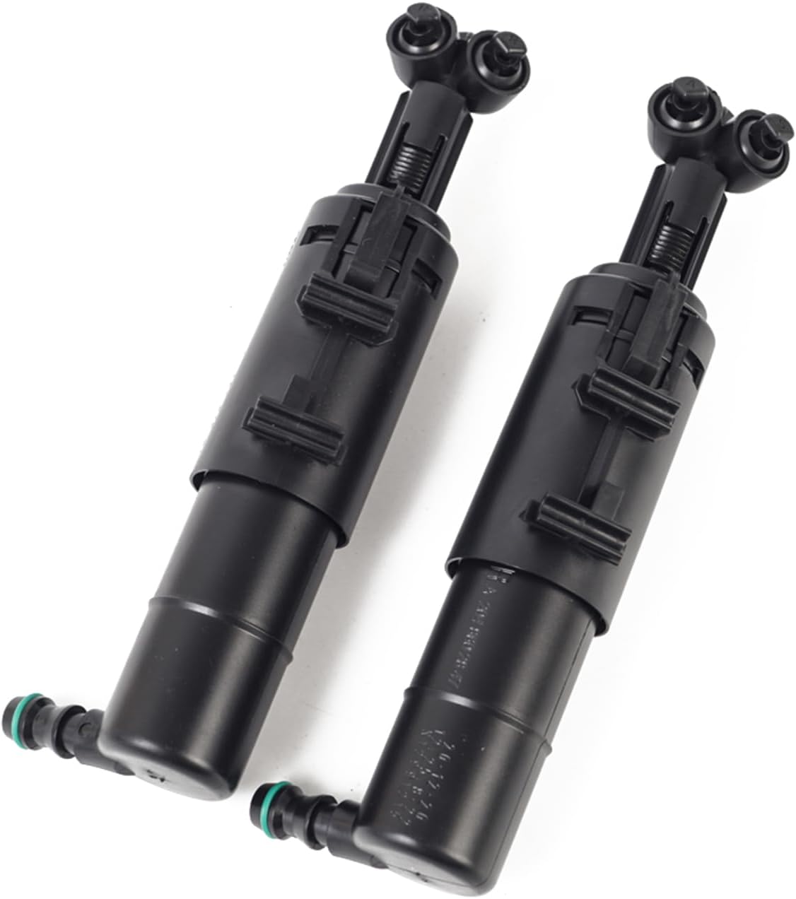 Car Headlight Washer Nozzle 2Pcs Car Front Bumper Headlight Washer Nozzle Water Sprayer OEM No. 2048602747 2048602847