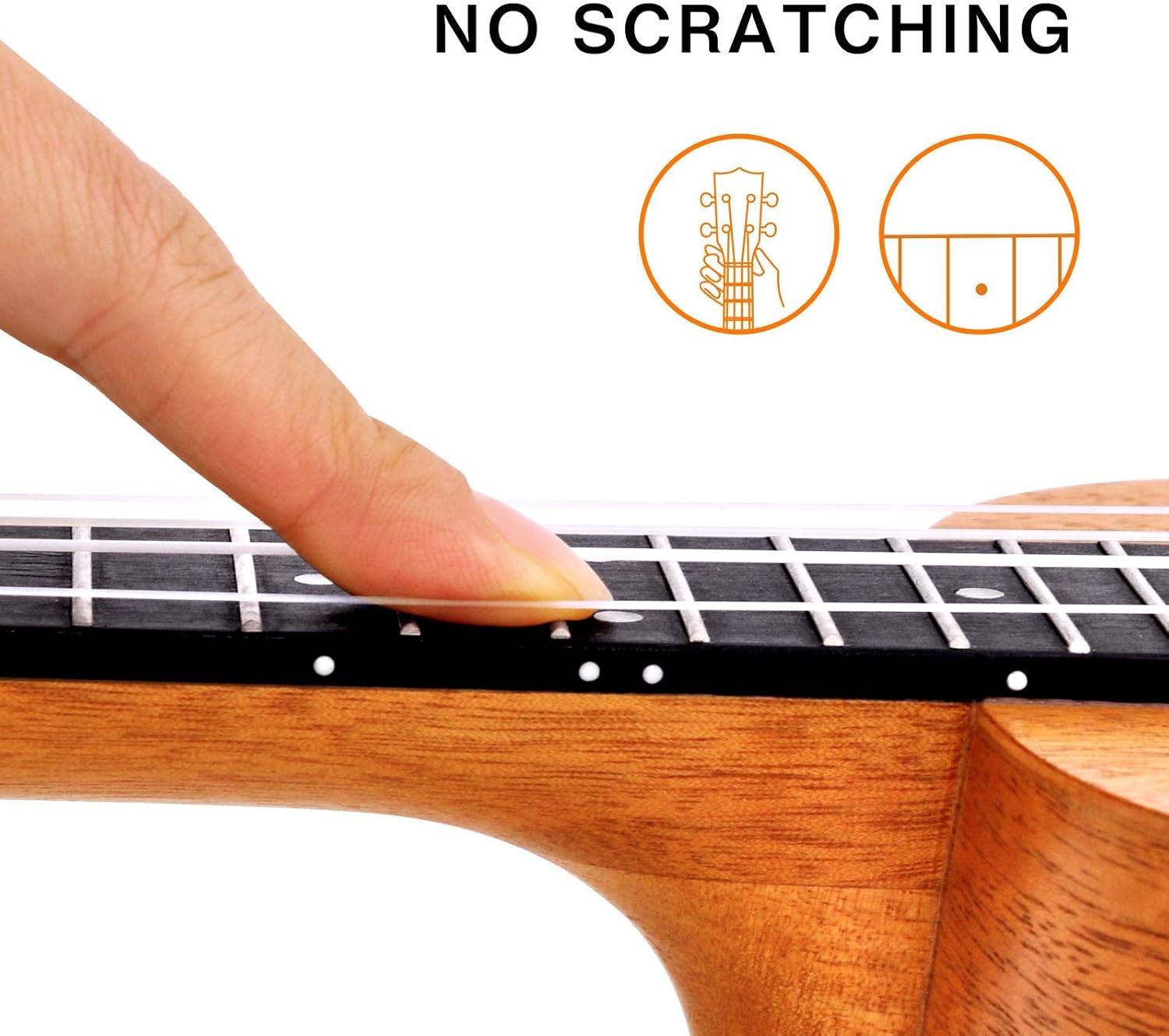 EASTROCK Concert Ukulele Mahogany Beginner Electric Built-in Digital Tuner Ukelele 23 inch Big PackageKit. Ukulele Ukalalee Suitable for adults, Beginners. (23-Mahogany-EQ)