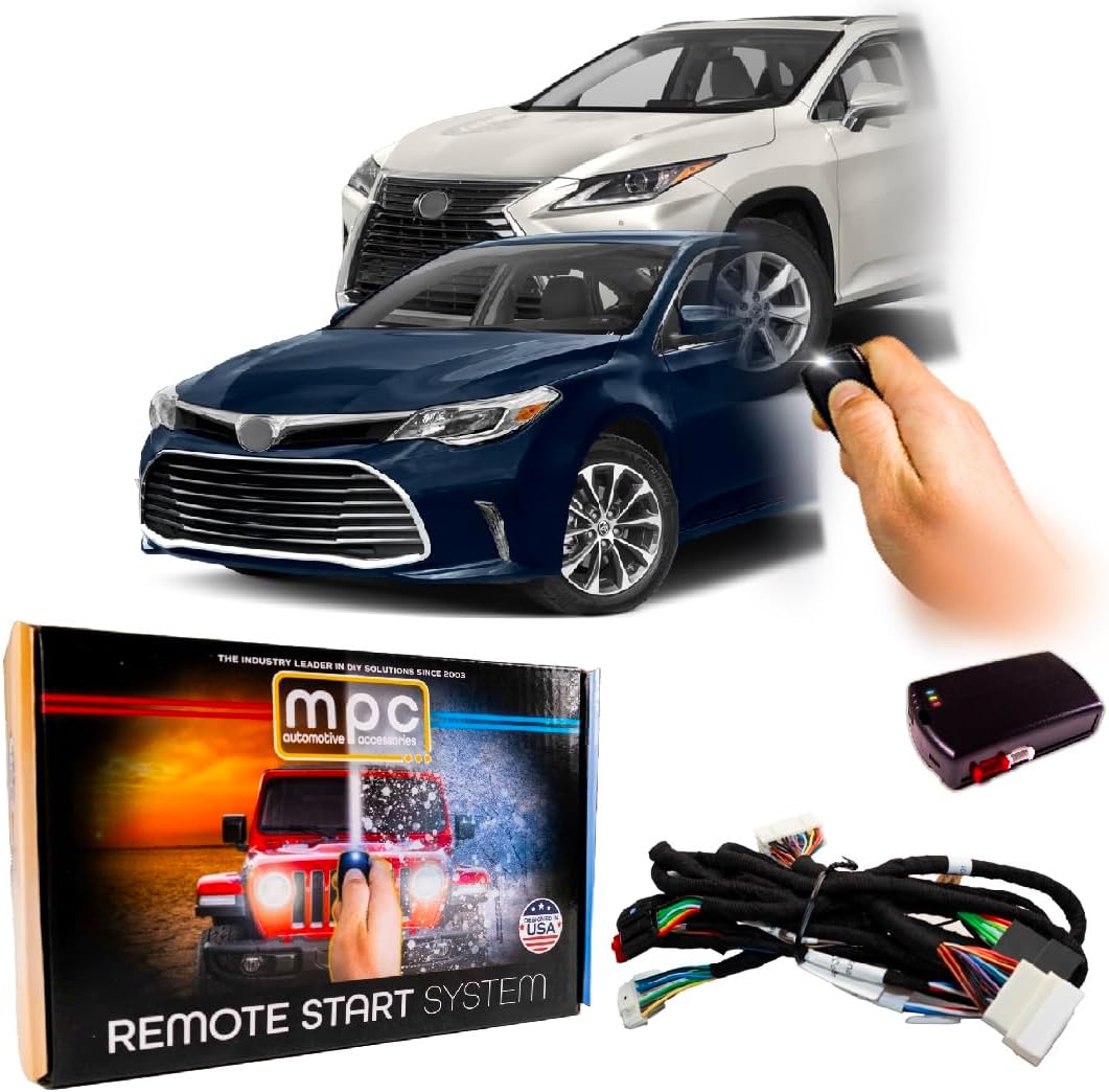 MPC Remote Starter Compatible with Toyota Avalon 2013-2018 || Plug and Play || Lock 3X to Start