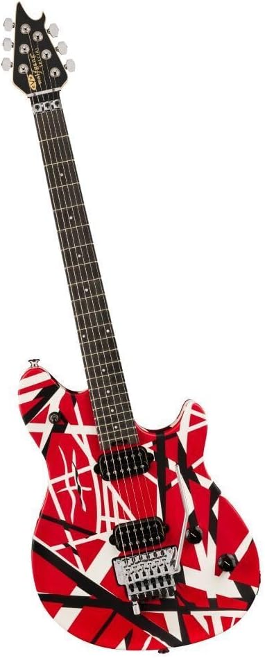 EVH Wolfgang Special Electric Guitar - Satin Striped Red/White/Black