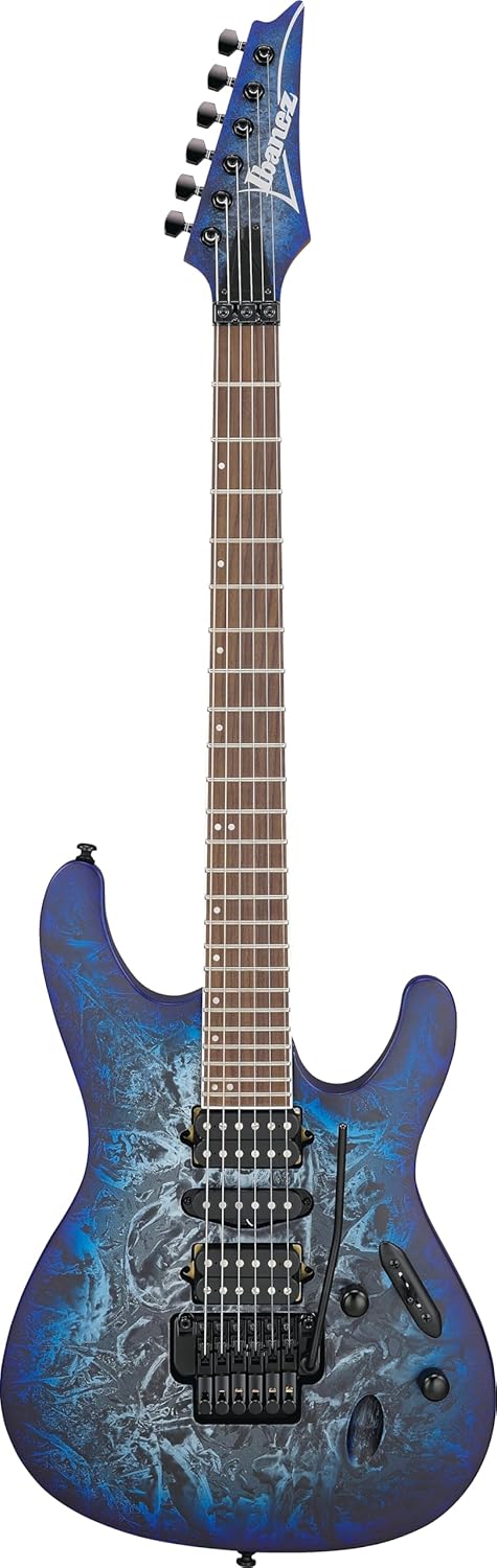 Ibanez S770CZM Solidbody Electric Guitar - Cosmic Blue Frozen Matte