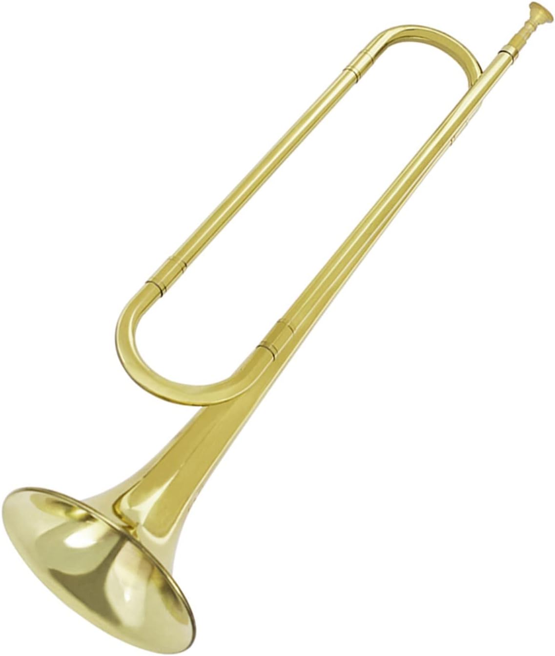 TSTS Metal Trumpet Professional Brass Instrument Horn Bugle for Musical Gifts Beginner Military Orchestra Bugle Trumpet (Color : 01)