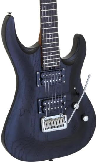 Aria Pro II Electric Guitar Mac Dlx Stained Black