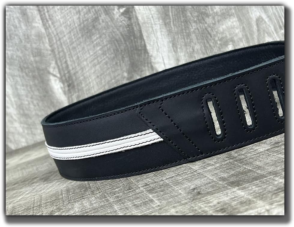 Anthology Gear The Original Straight Up Full Grain Padded Leather Guitar Strap - For Electric, Acoustic and Bass Guitars