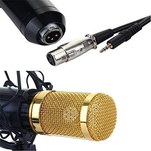 USB Microphone, Metal Condenser Recording Microphone for Studio Recording Vocals, Karaoke Microphone