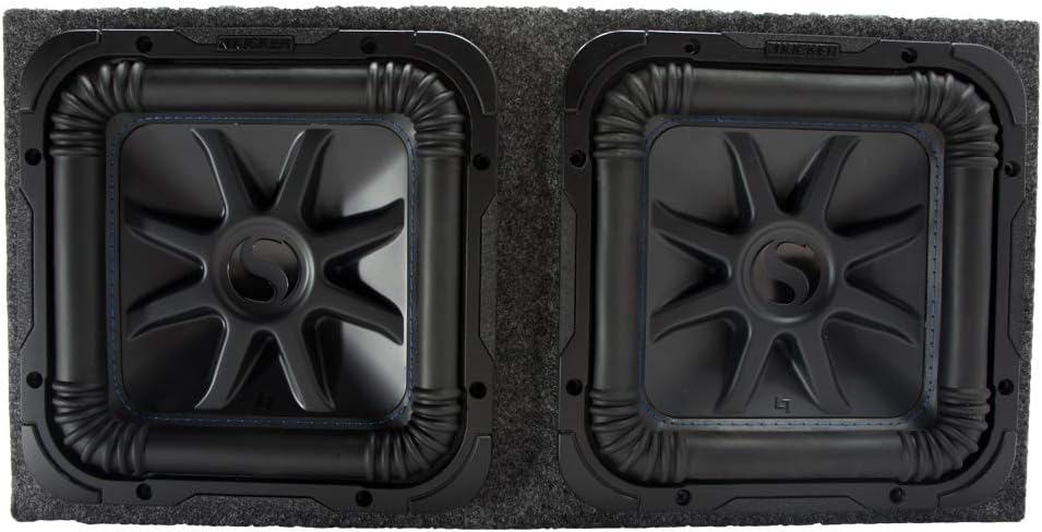 KICKER L7S12 Solo-Baric Car Audio Subwoofers and Sealed Sub Enclosure