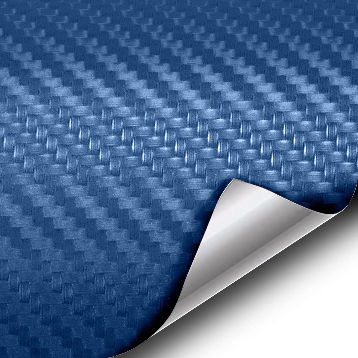 VViViD XPO Dry Navy Blue Carbon Fiber Vinyl Wrap Roll with Air Release Technology (15ft x 5ft)