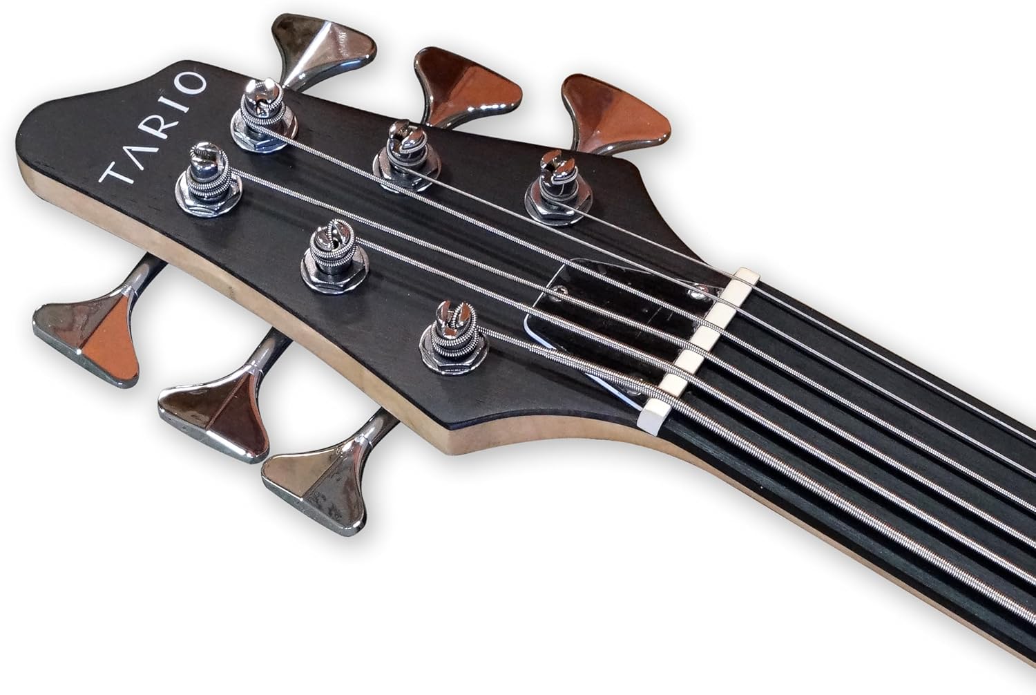 TARIO Fretless 6 string through-neck electric bass Guitar Millettia Laurentii body