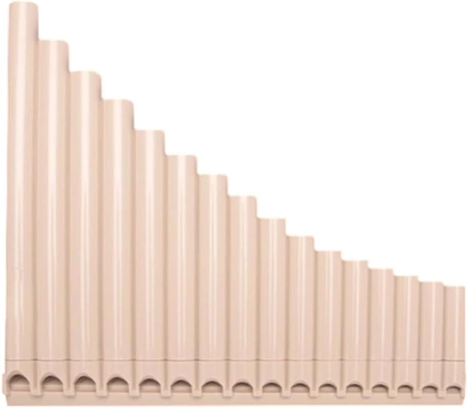 25 Pipe C Key Pan Flute Easy To Learn Pan Flute Instrument 16 18 Pipes Adult Performance Special Woodwind Instrument(16 white2)