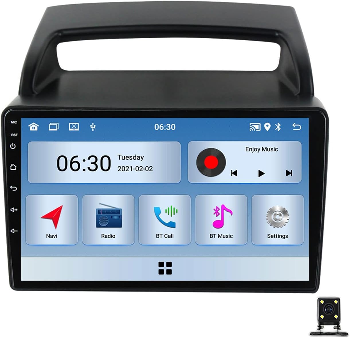 DEHIWI Car Stereo Multimedia MP5 Player for KIA Carnival VQ 2006~2014 Car Audio with Backup Camera FM Radio 9 Inch Touch Screen Stereo Support Bluetooth/SWC/USB/Mirror Link/Carplay/Auto