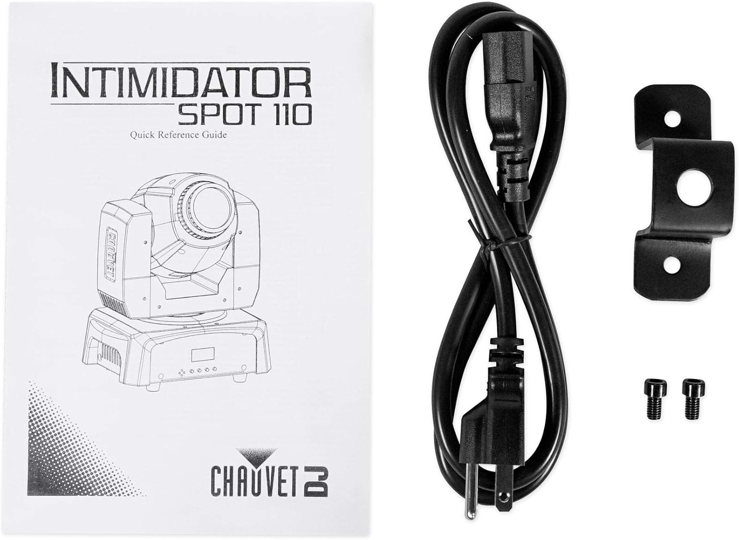 2) Chauvet Intimidator Spot 110 Compact LED Moving Head Lights+CHS-1XX Carry Bag