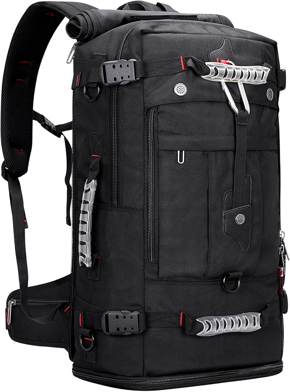 WITZMAN Travel Backpack for Men and Women Convertible Duffle Luggage Bag fit 17 Inch Laptop Carry On Bags for Airplane (B681 Black)