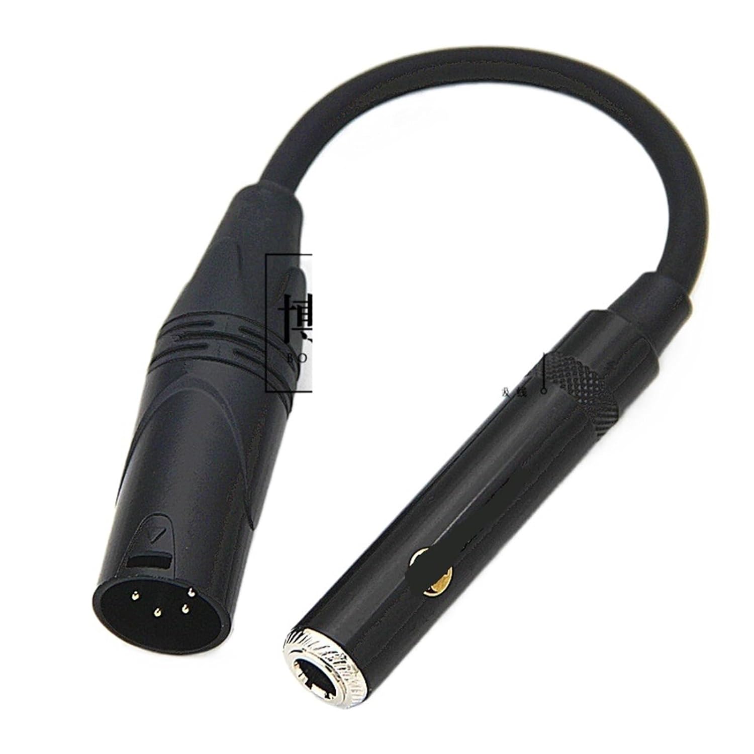 Male 4 Pin Balance to 3.5mm 2.5mm 6.35mm 4.4mm Female Audio Cable DAC Stage 4 Core XLR Headphone Adapter Cable(XLR - 6.35MM Female)