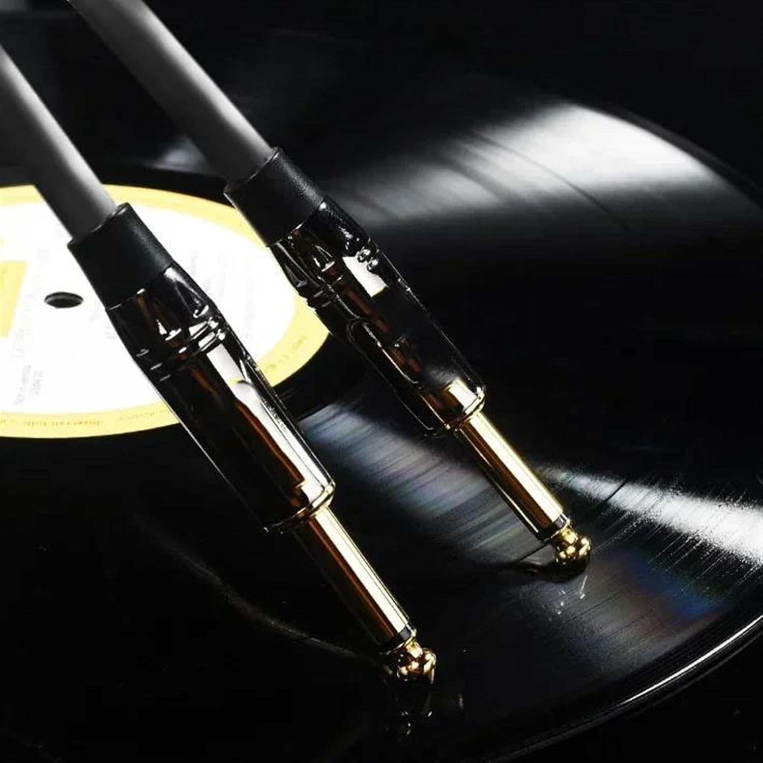 TSTS Guitar Audio Cable Cable 6.35mm to 6.35mm Male-Male Balanced Cable Suitable for Electric Guitar Amp Mixer Speaker 1/4 Inch Cords(TRS,15m)